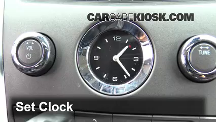 2012 Cadillac SRX Luxury 3.6L V6 FlexFuel Horloge Régler l'horloge